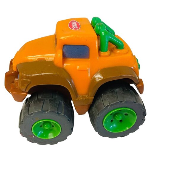 Playskool Monster Truck Toy Orange Green Wheels Durable Plastic for Kids 4x4 Veh - Picture 6 of 10